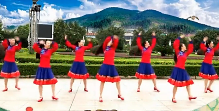 龙岩建春阿尔山的姑娘广场舞 舞蹈教学分解视频 附舞曲
