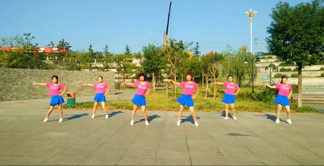 《大情歌》hehe+大众健身队 正背面教学视频舞曲