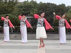 原创《梨乡姑娘》茉莉广场舞 正背面教学视频