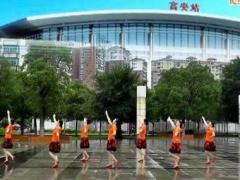 《唱家乡》高安子君广场舞 背面口令分解教学视频舞曲