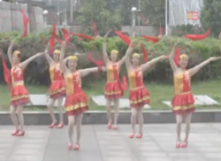 中国鼓中老年广场舞视频舞曲含教学 张也《中国鼓》歌词