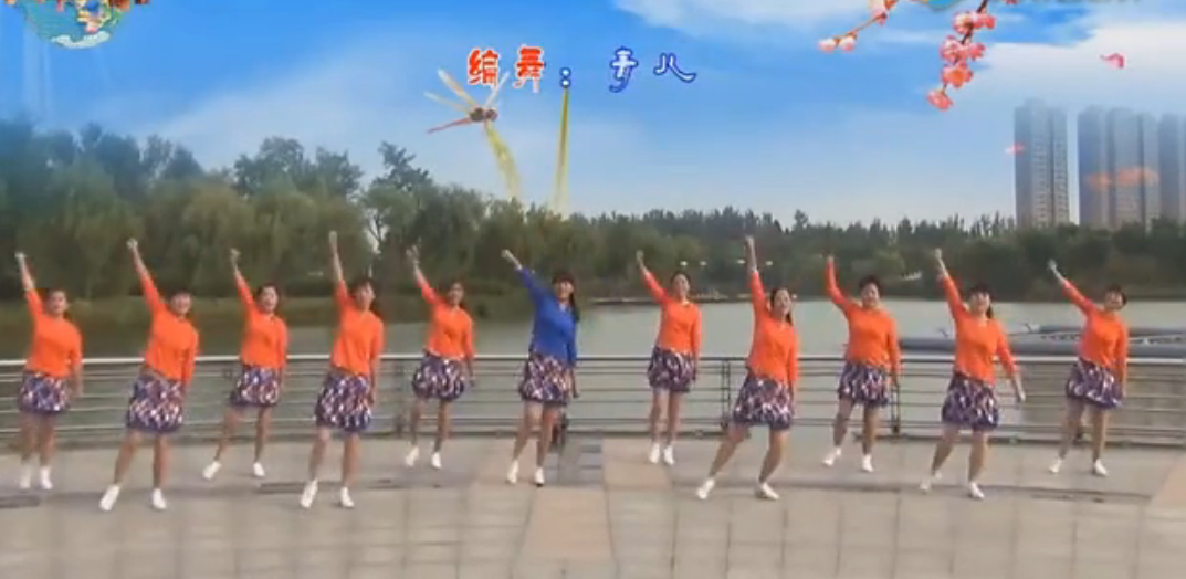 青儿中国广场舞 口令分解教学视频舞曲