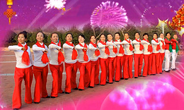 中油四季广场舞 毛主席来到咱农庄舞蹈视频 原创团队演示分解教学