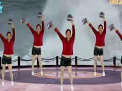 蝶舞芳香广场舞 踏浪舞蹈视频 正反面演示彩球舞