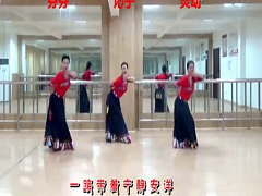 応子广场舞《天边的巴拉格宗》教学视频