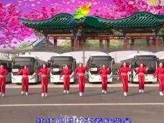 新唐广场舞红红的中国 团队版演示视频编舞：刘荣