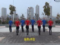 神韵广场舞 青春喝彩舞蹈视频 分解动作教学
