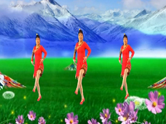 幸福西藏广场舞 渭河妹子广场舞 正面演示藏族舞