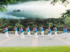 杭州荷风广场舞渡风 抒情舞视频