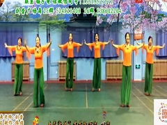 龙城依诺广场舞 桃花情舞蹈视频 正反面演示