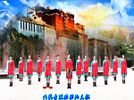 天上云歌广场舞 宣威市明月广场舞 正面演示藏族舞