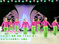 小鸡小鸡广场舞 加州飞龙广场舞 团队演示编舞：格格