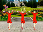 女人是世界上最美丽的花广场舞 庆阳秀秀广场舞 正面演示