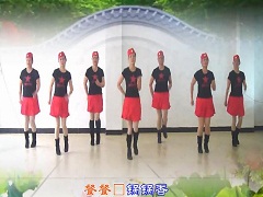 大湾群联广场舞 餐餐饹锅锅香广场舞 单人水兵舞教学