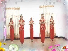 印度藏歌广场舞 英姿飞扬广场舞 原创编舞附教学