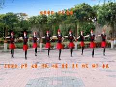 云裳广场舞《红马鞍》教学视频