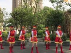 万树繁花广场舞 成都莉莎广场舞 原创团队演示附教学
