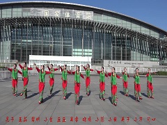 唱起我的南泥湾广场舞 北京灵子广场舞 原创附教学团队版