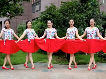杨丽萍广场舞缘分让我们在一起 原创中三舞附教学