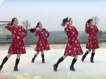 湘湘广场舞《住在梦里的姑娘》教学视频