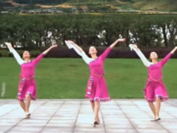 苏州盛泽雨夜广场舞天边的情歌 原创藏族舞附教学