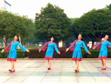 爱吾广场舞向往拉萨 原创藏族舞附教学