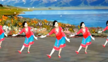 向往拉萨广场舞 定州秋天雨广场舞 原创藏族舞附教学