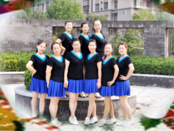 芦笙恋歌广场舞 北京开心舞蹈队 团队正面演示
