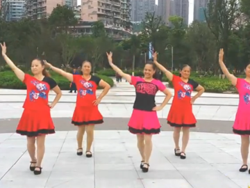 自在美广场舞 重庆红红广场舞 原创正反面附分解