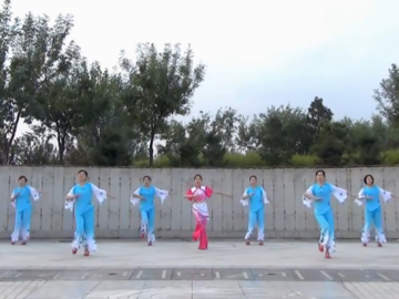 昌黎波波的广场舞《多情的月光》分解教学视频