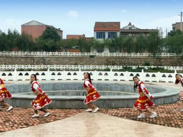 娇舞敏敏的藏族风格广场舞《卓玛的歌》教学视频