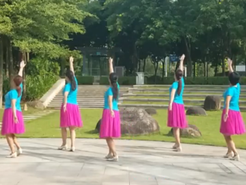 广州飘雪的快三广场舞《孤独的华尔兹》分解教学视频