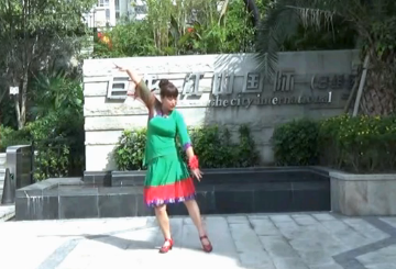 重庆宝娜的广场舞《姑娘我等你》分解教学视频