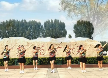 沁阳雨夕的水兵广场舞《我的那个情妹妹》教学视频