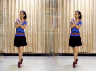 惠香的简单步子广场舞《想得美》教学视频