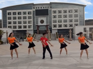 杨光的广场舞《来吧姑娘》分解教学视频