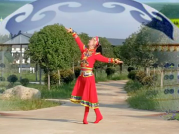 欢乐的蒙古广场舞《锡林郭勒的星星》教学视频