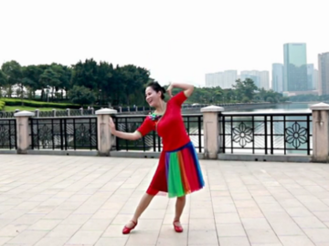 融侨李姐的民族广场舞《醉美仡佬》教学视频