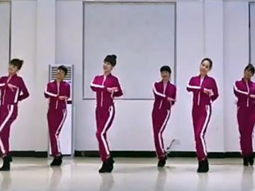 段希帆的水兵风格广场舞《恋歌唱给黑龙江》教学视频