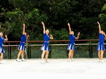 三亚美舞团的广场舞《魅力海南》分解教学视频
