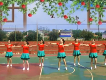 恒丰鄱湖的广场舞《开开心心每一天》教学视频
