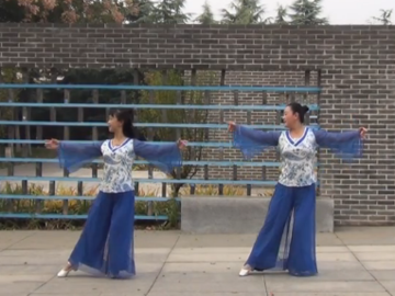酷风一簇舞团的形体广场舞《当你老了》教学视频