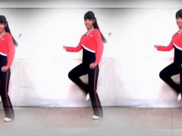 藁城琴琴的健身广场舞《中国欧巴》教学视频