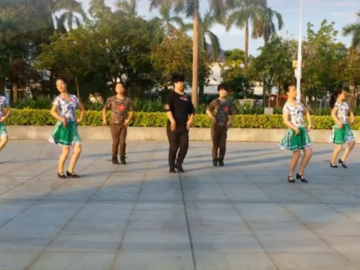 舞之旋的民族风健身广场舞《维西谣》分解教学视频
