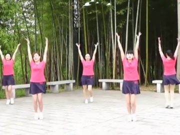 南嘉的广场舞《福从中国来》分解教学视频