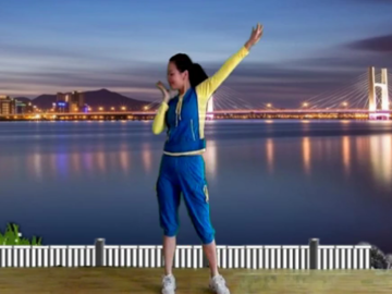 安徽悠然的健身广场舞《快乐的人来跳舞》教学视频