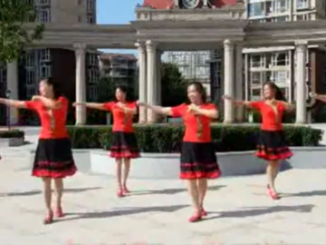天津依卓拉的广场舞《全民共舞》教学视频