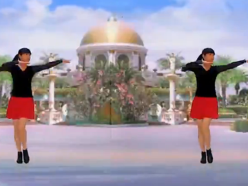 阳光美梅的32步水兵广场舞《拉萨夜雨》教学视频