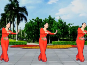 卢清秀的抒情广场舞《十跪爹娘》教学视频