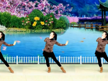 杭州依依的16步广场舞《谁说梅花没有泪》教学视频